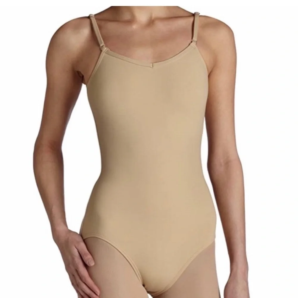 CAPEZIO Girls/Women/teen nude leotard sz XS